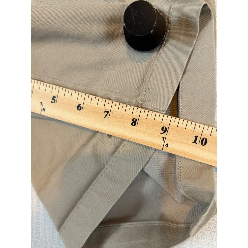 Banana Republic Aiden Shorts Mens 35 Khaki Tan Chino 9 inch Gorpcore Golf Casual